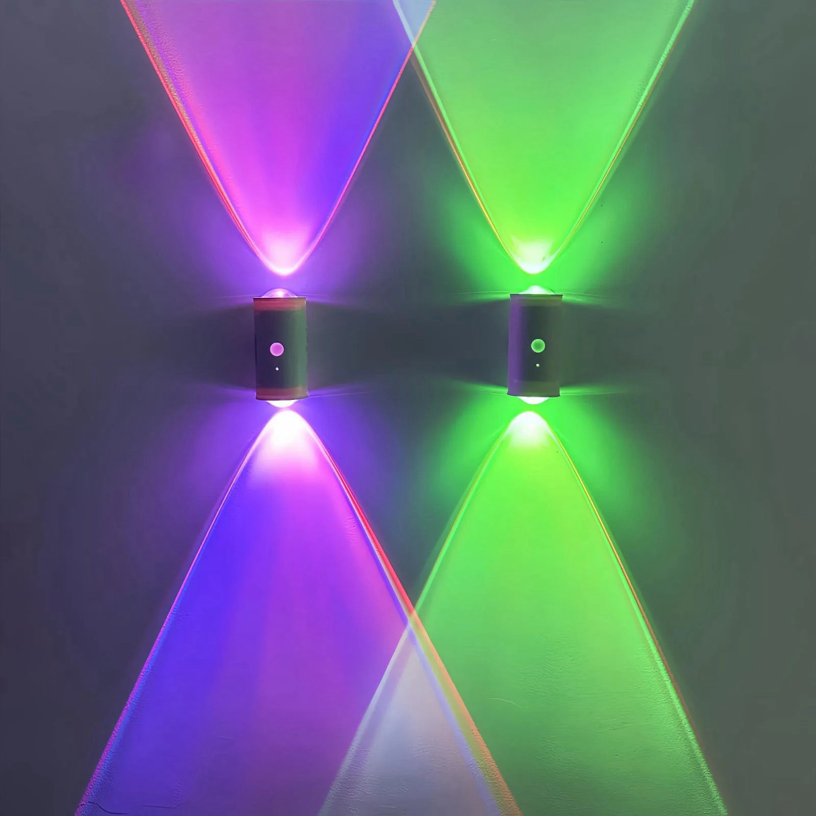 4 Pack RGB Dynamic Gradient Step Light Rechargeable Motion