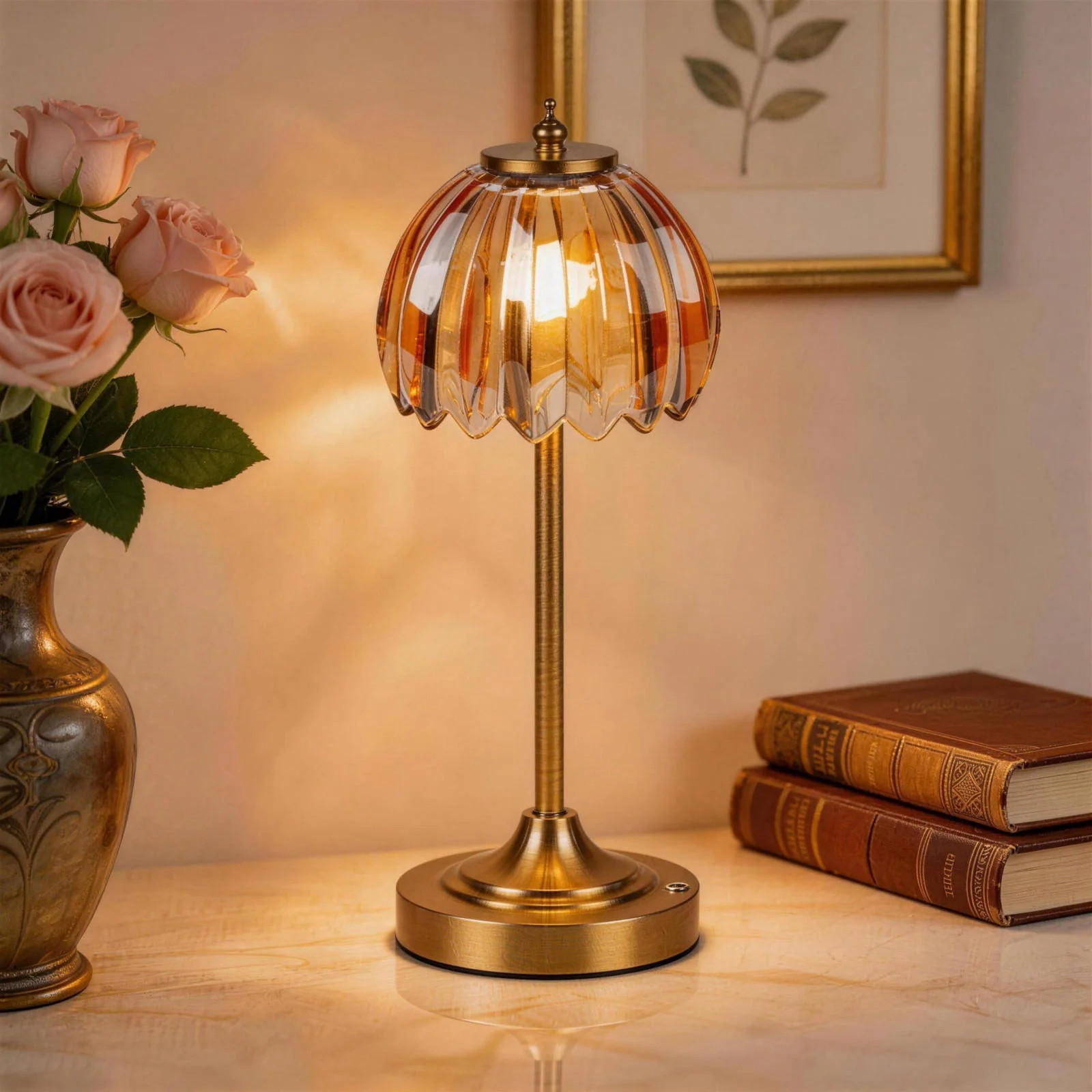 Rechargeable Cordless Table Lamp 3 Color Temps Stepless
