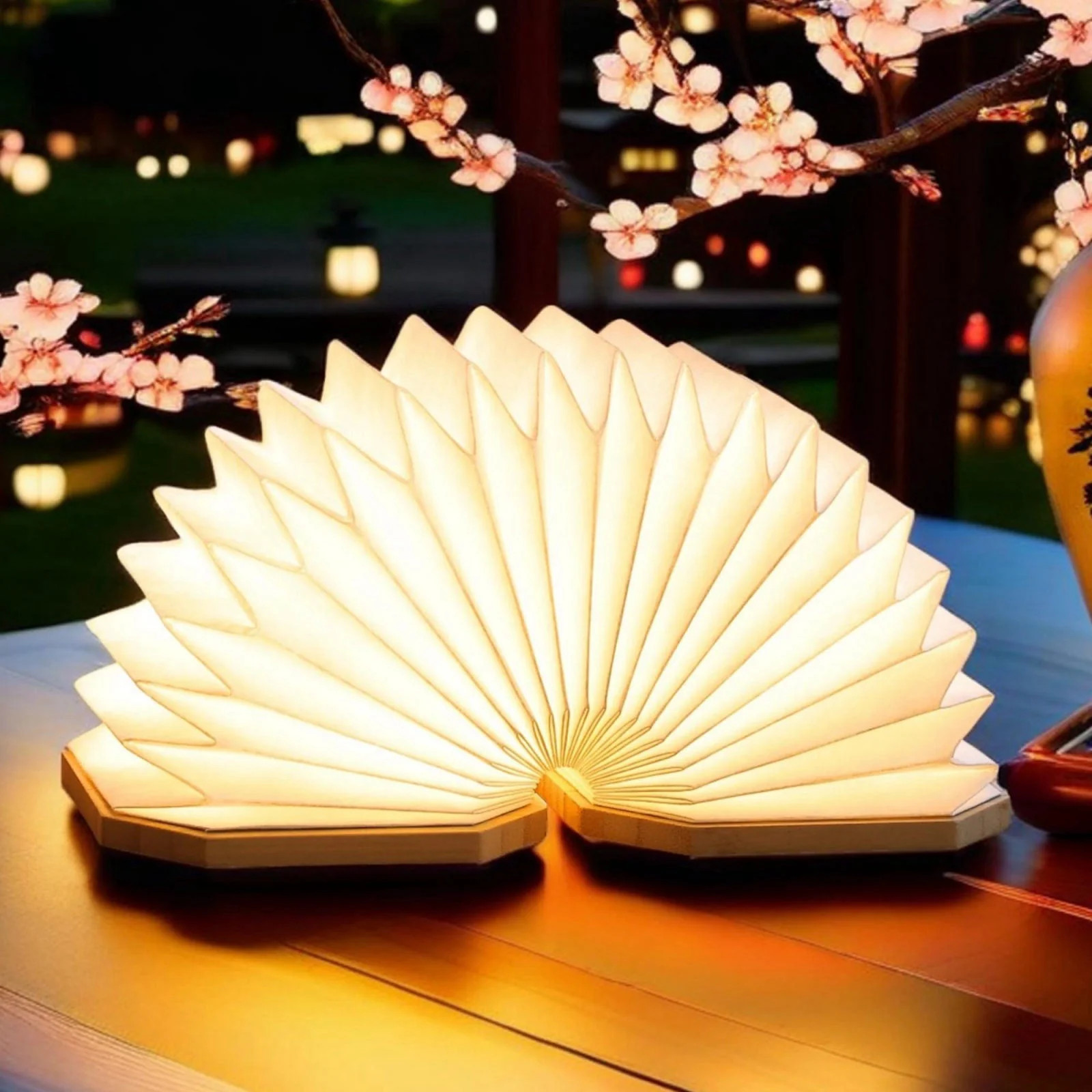 Paper Lamp Japanese Gifts House Warming Gifts Book lamp 3