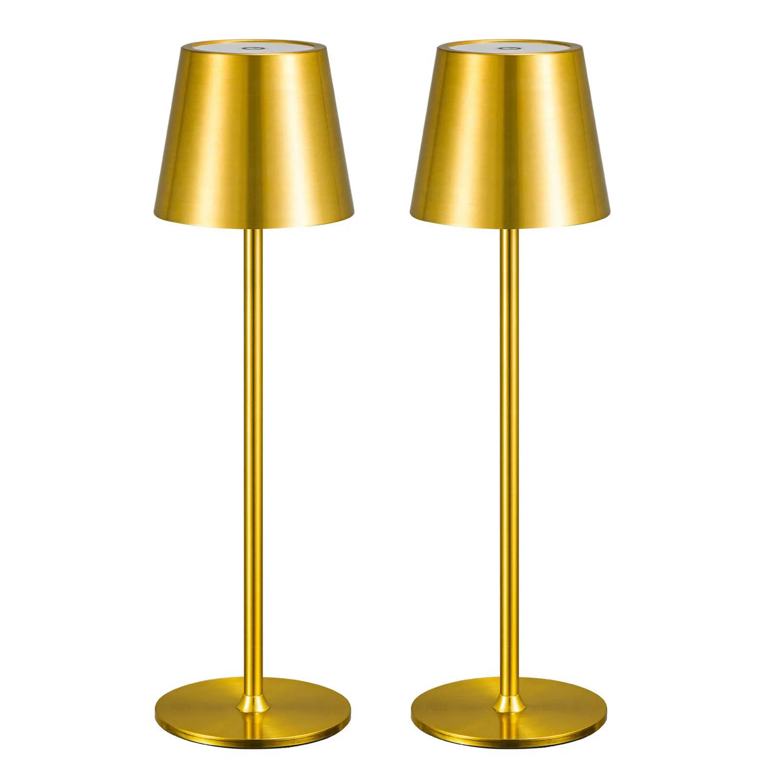 2 Pack Cordless Table Lamp Portable LED Desk Lamp 6000mAh