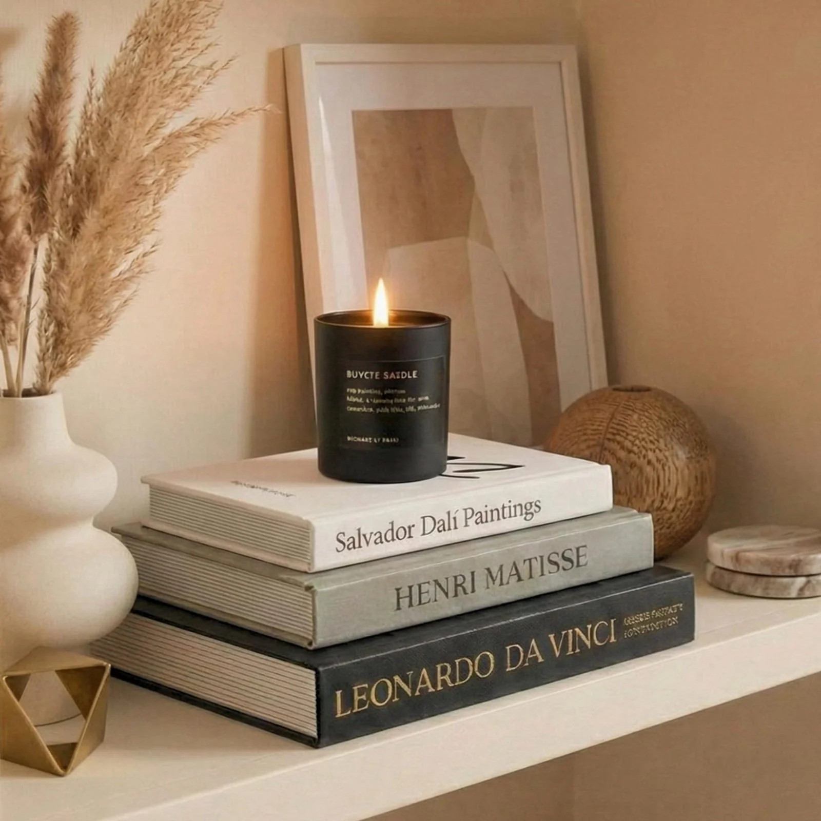 Linen Decorative Books for Home Decor Set of 3 Faux Books as