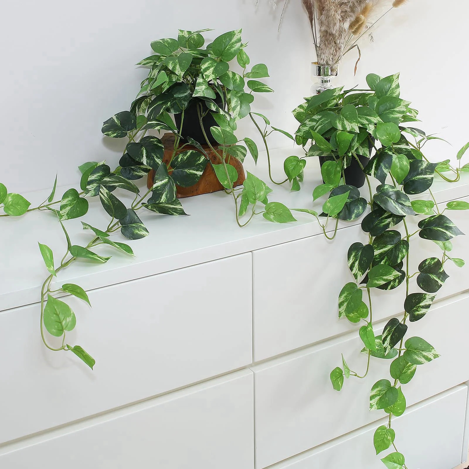 Fake Pothos Hanging Plants
