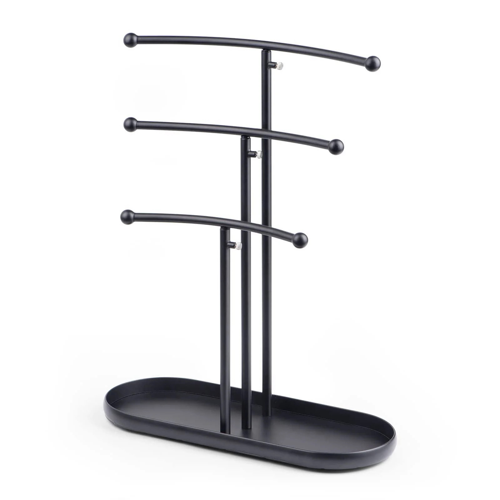 SZQINJI Jewelry Stand Organizer Metal Jewelry Tree Holder 3
