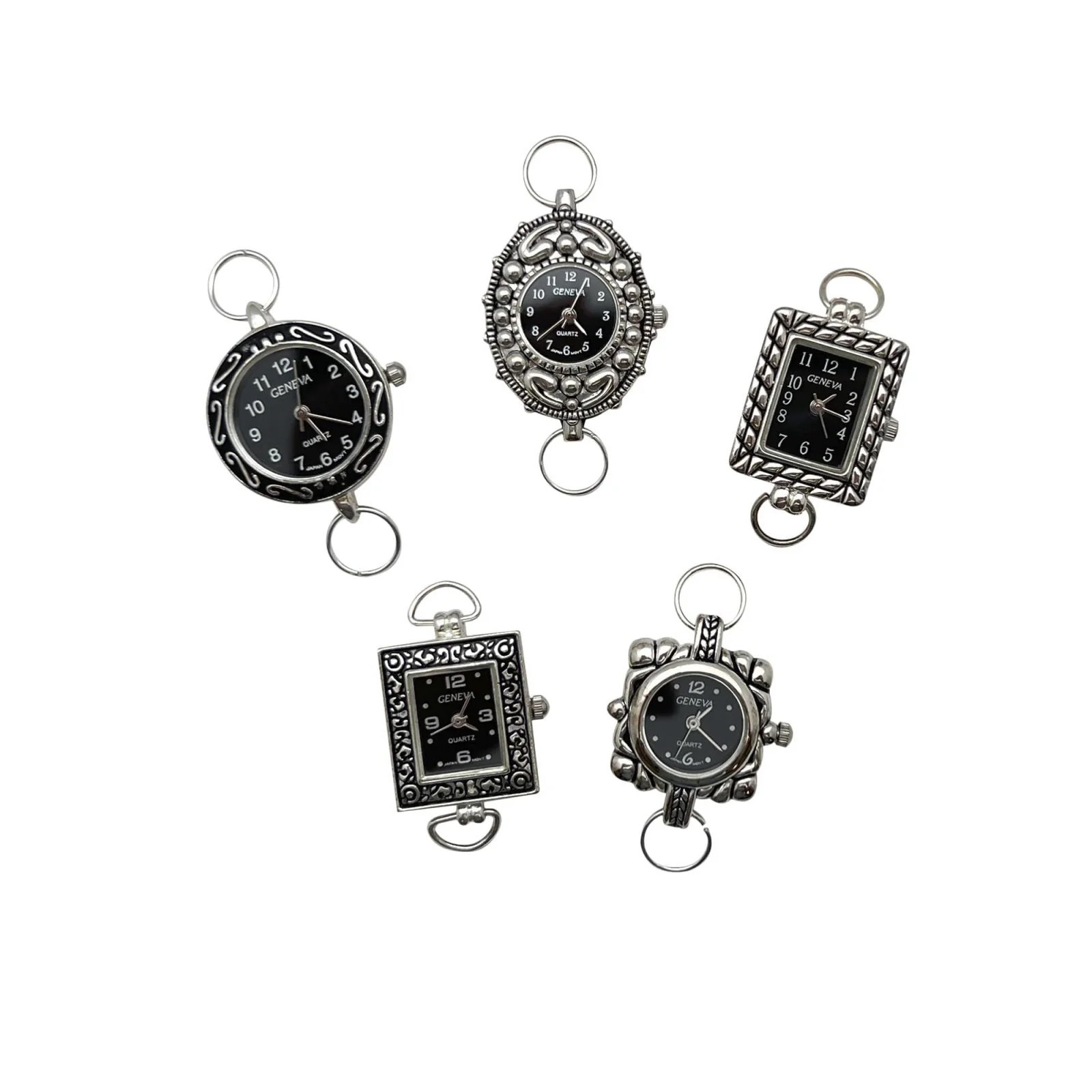 NIMI 5 Piece Elegant Watch Face Set for Beading and Jewelry