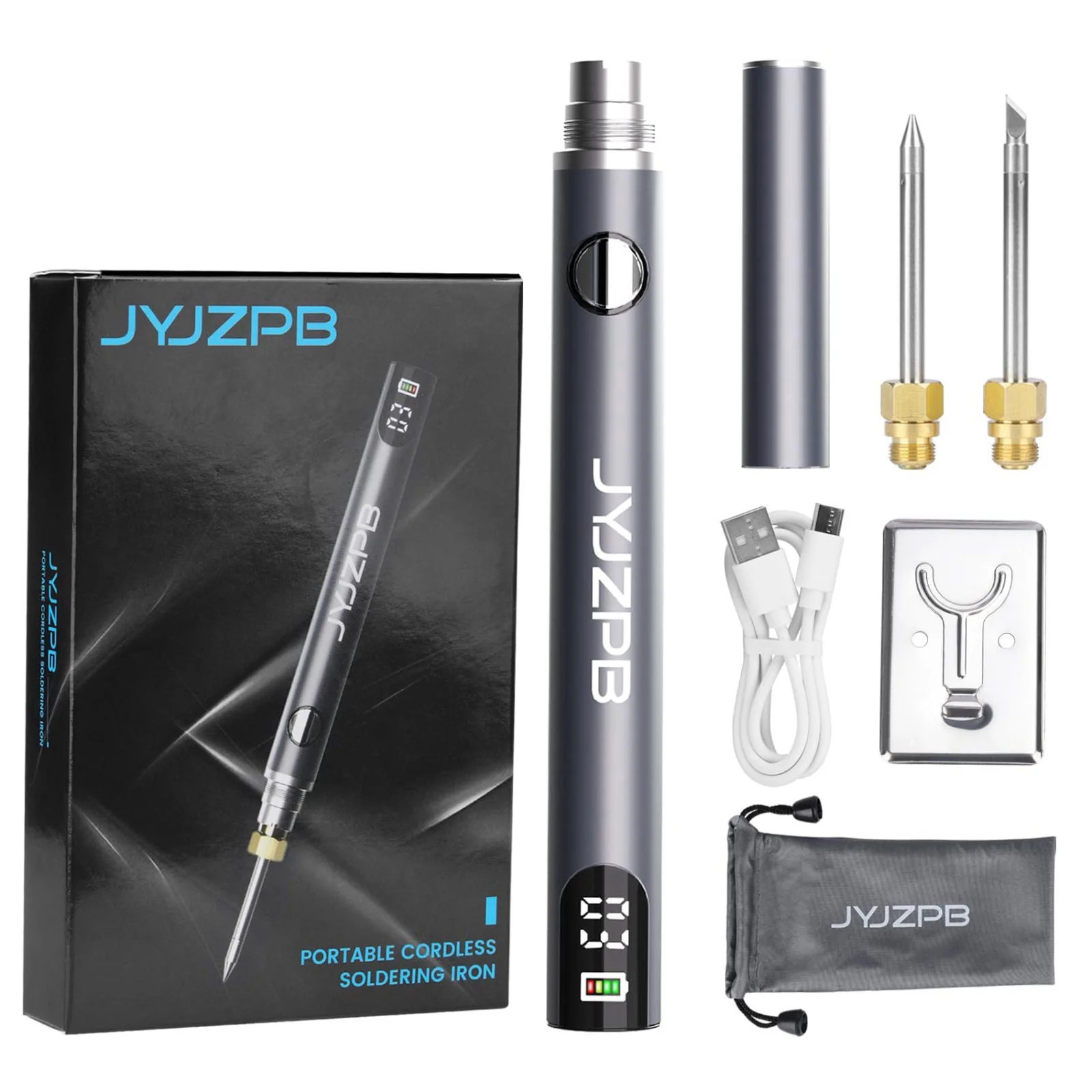 New Upgraded Cordless Rechargeable Soldering Iron Kit with