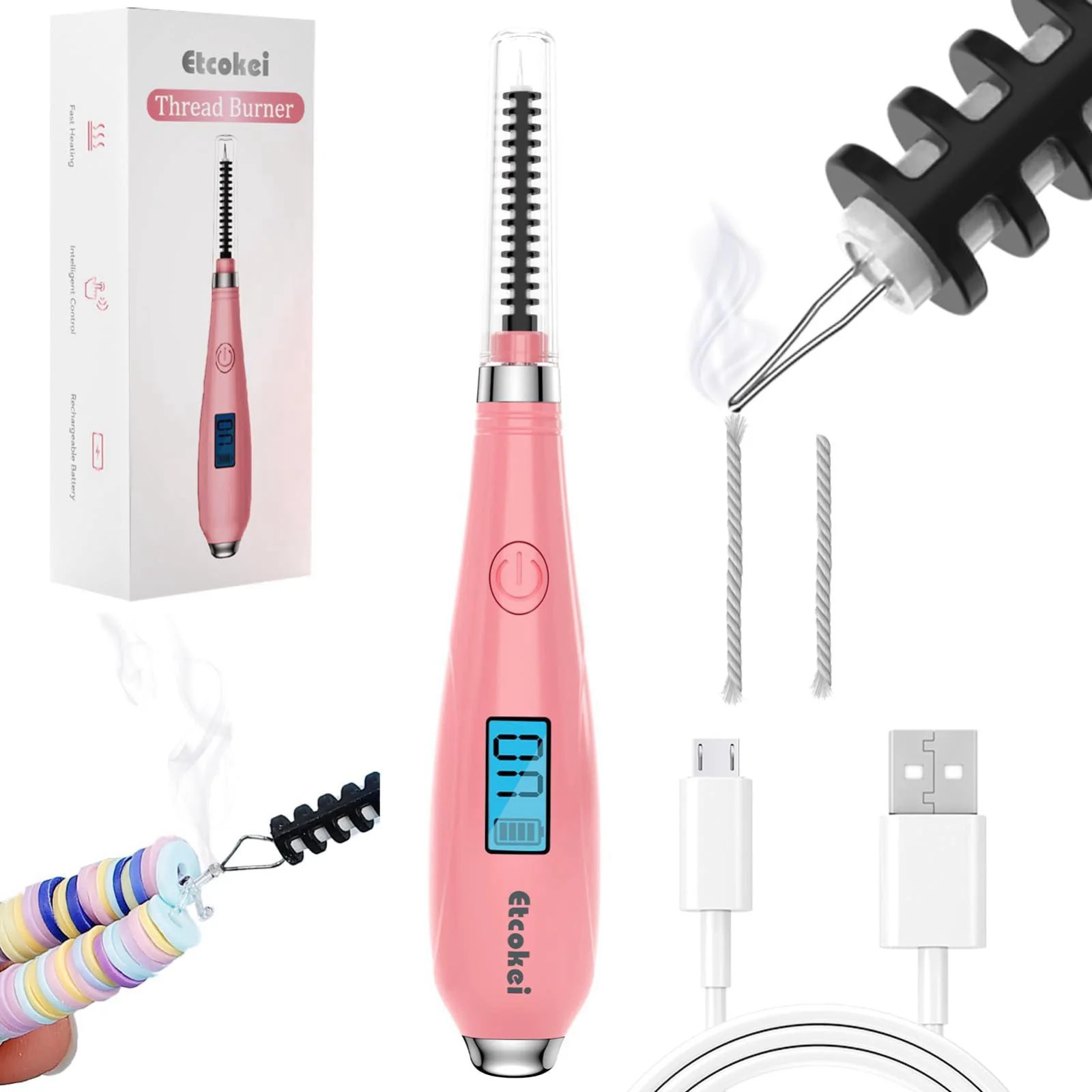 USB Thread Burner Zap Tool Rechargeable Beading Supplies