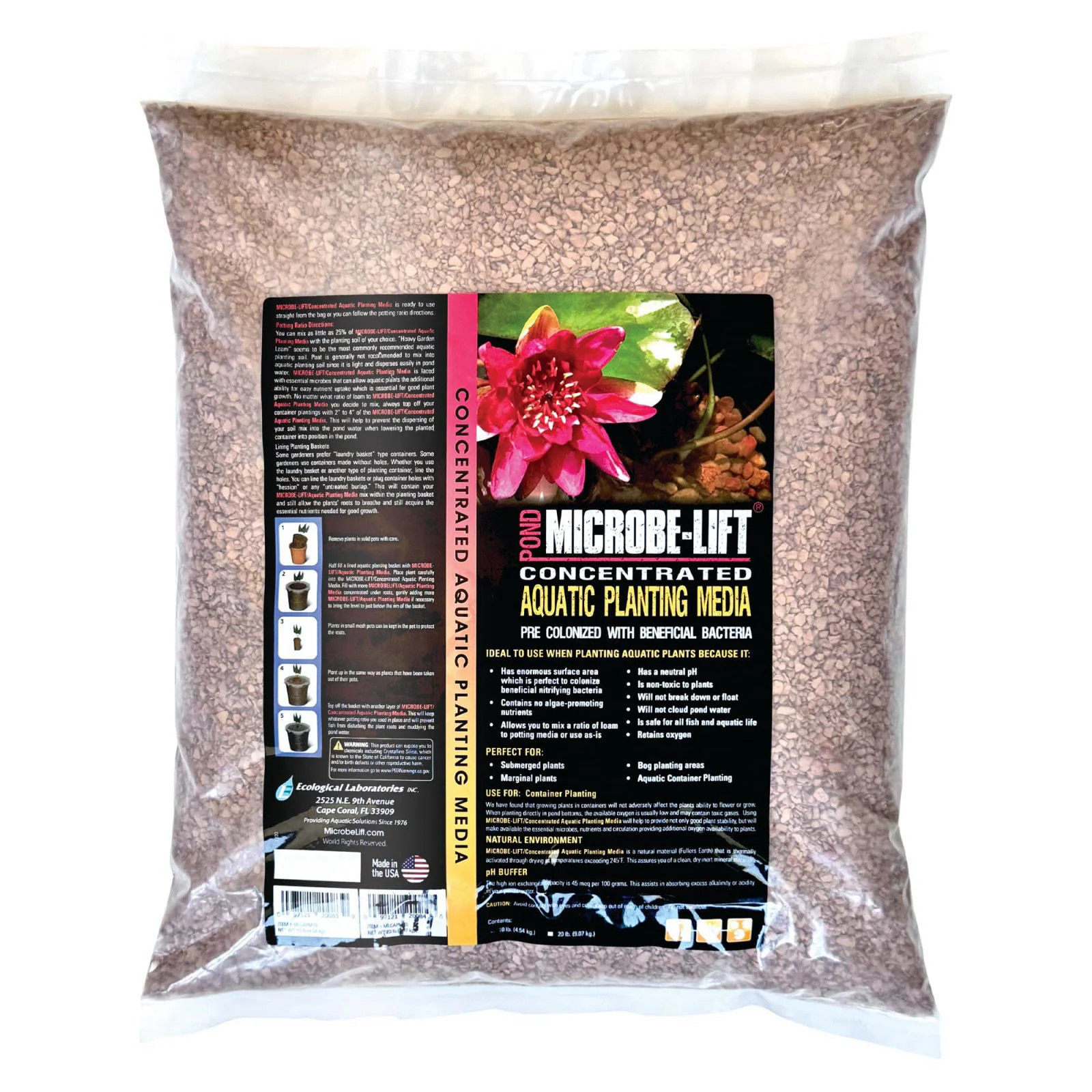 MICROBE LIFT MLCAPM20 Concentrated Aquatic Planting Media