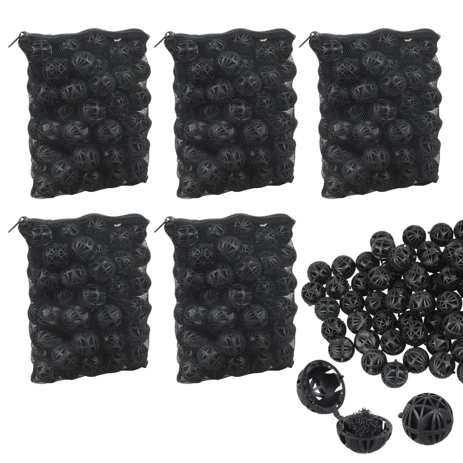 500Pcs Bio Filter Balls for Aquarium Pond