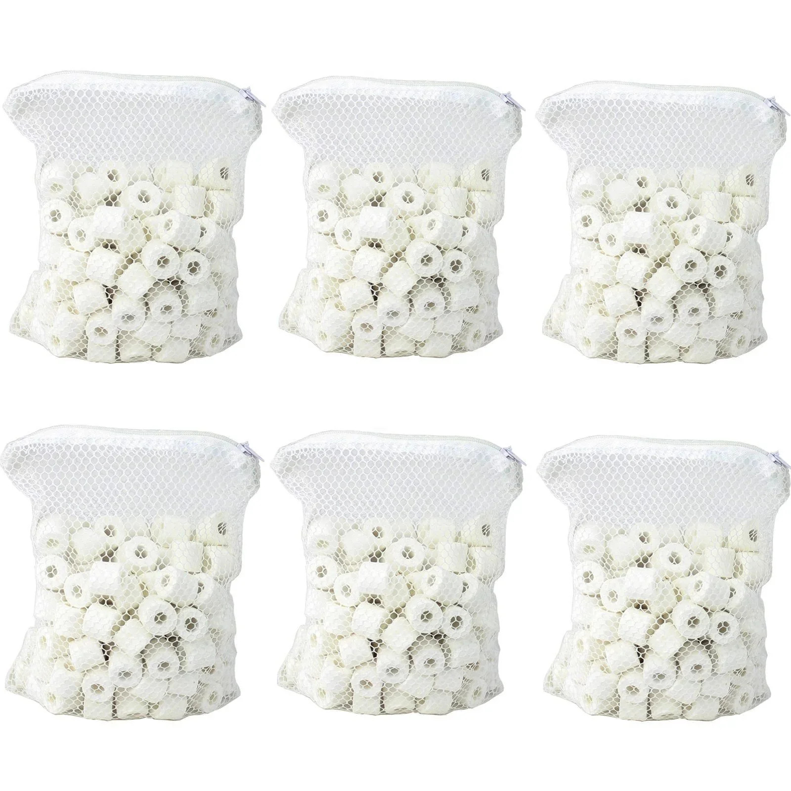 AQUANEAT Bio Ceramic Rings 6 lbs Aquarium Sump Filter Media